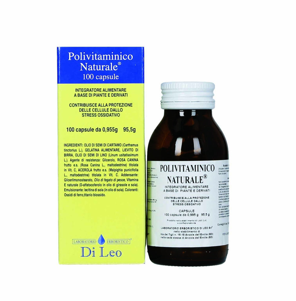 Polivitaminico Naturale® – 100 capsule  LABORATORIO ERBORISTICO DI LEO   