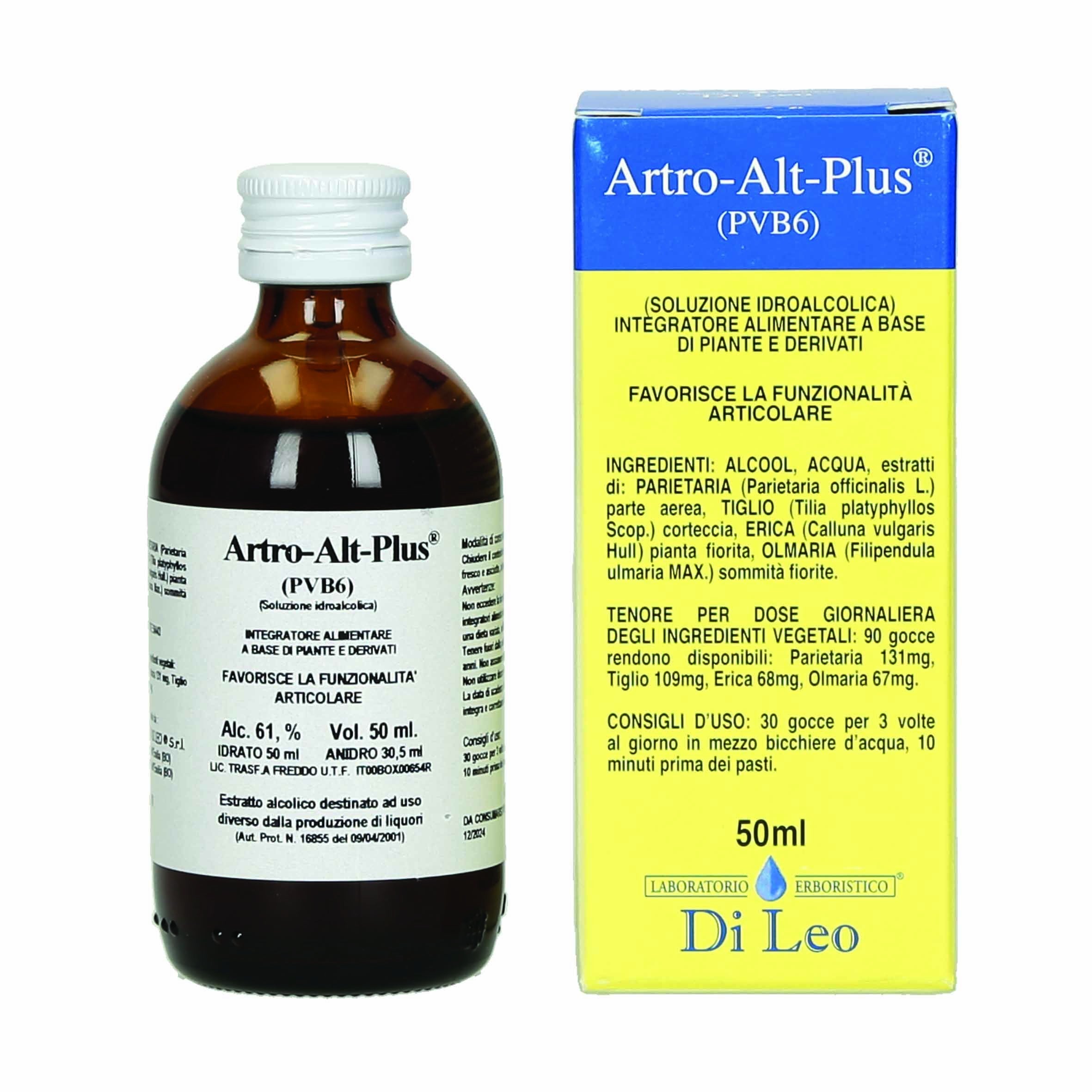 Artro-Alt-Plus® – 50ml Prodotti Erboristici LABORATORIO ERBORISTICO DI LEO   