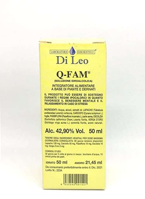 Q- Fam ® Di Leo – 50 ml  LABORATORIO ERBORISTICO DI LEO   