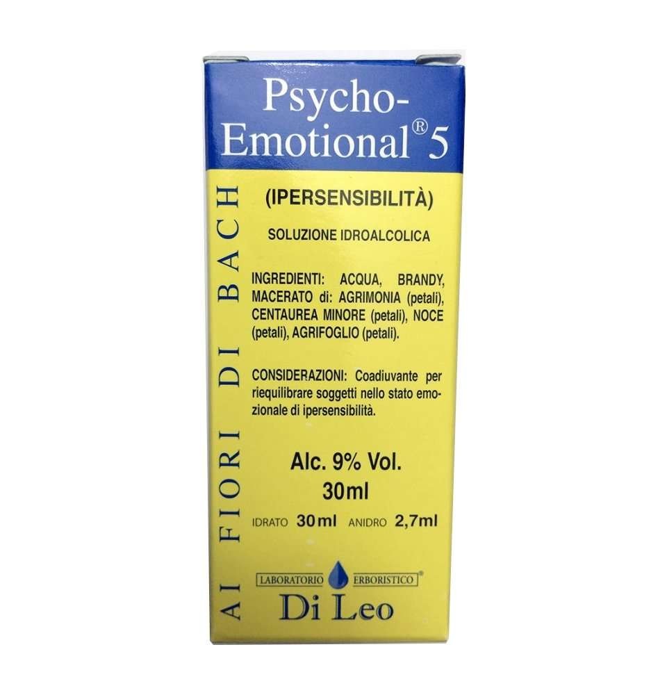 Fiori di Bach Ipersensibilità – Psycho-Emotional®5 – 30ml  LABORATORIO ERBORISTICO DI LEO   