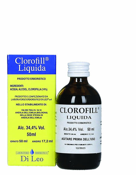 Clorofill® (clorofilla) Liquida – 50 ml Prodotti Erboristici LABORATORIO ERBORISTICO DI LEO   