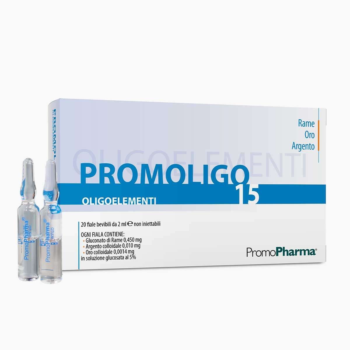 Promoligo 15 – Rame Oro Argento oligoelementi  ACCADEMIA IPPOCRATE   