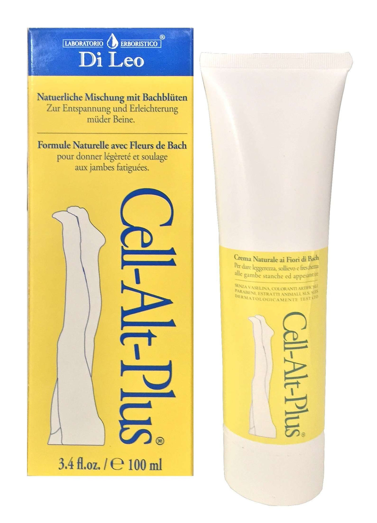 Cell-Alt-Plus® Crema Drenante Gambe 100 ml Prodotti Erboristici LABORATORIO ERBORISTICO DI LEO   