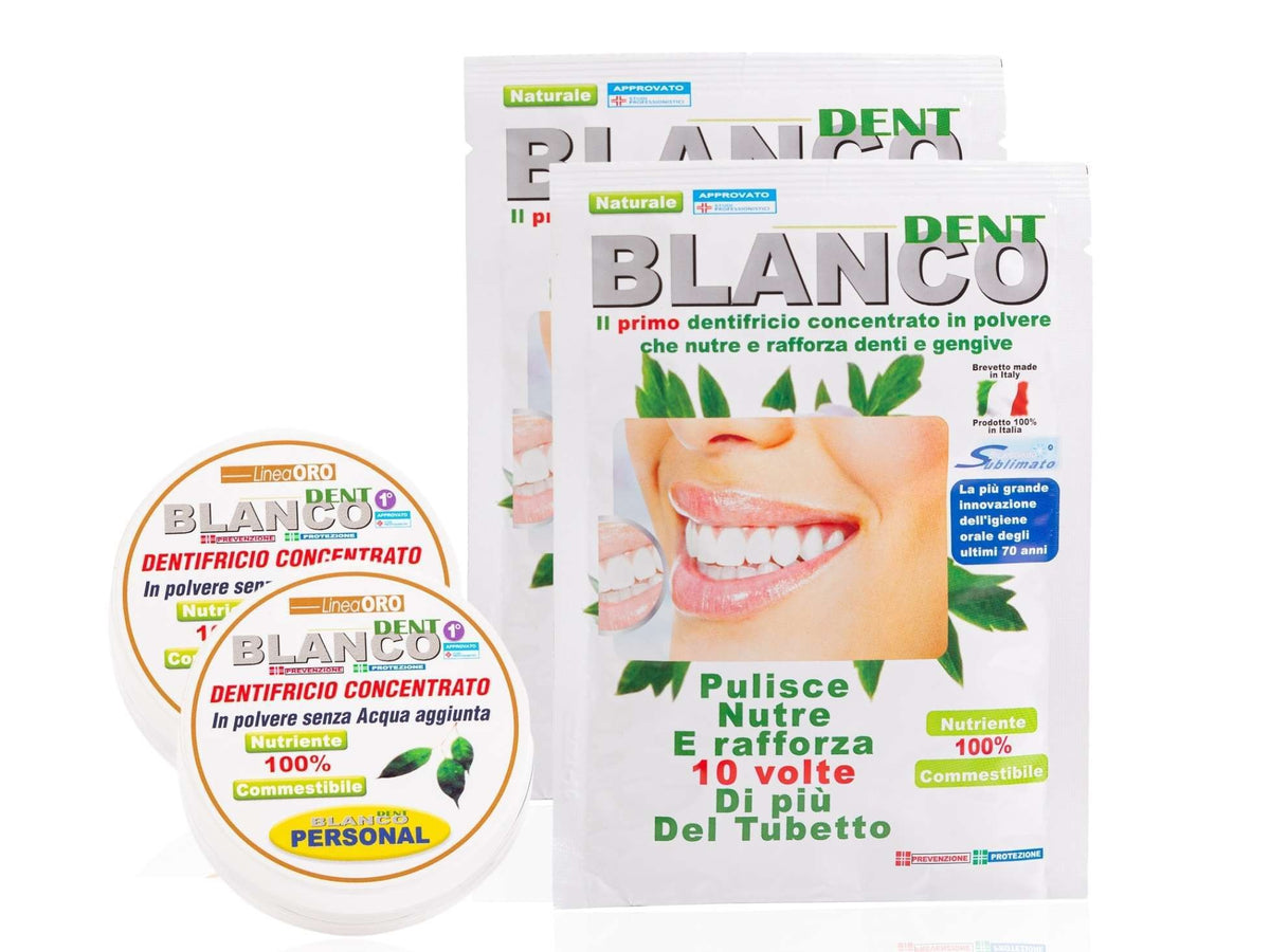 2 Kit Blancodent dentifricio in polvere Cosmesi ACCADEMIA IPPOCRATE   